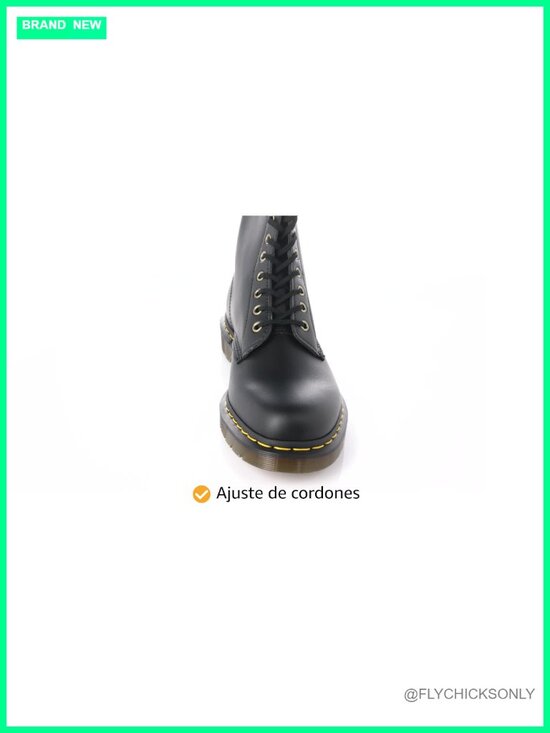 Vegan 1460 8 Eye Combat Boot Lace-Up